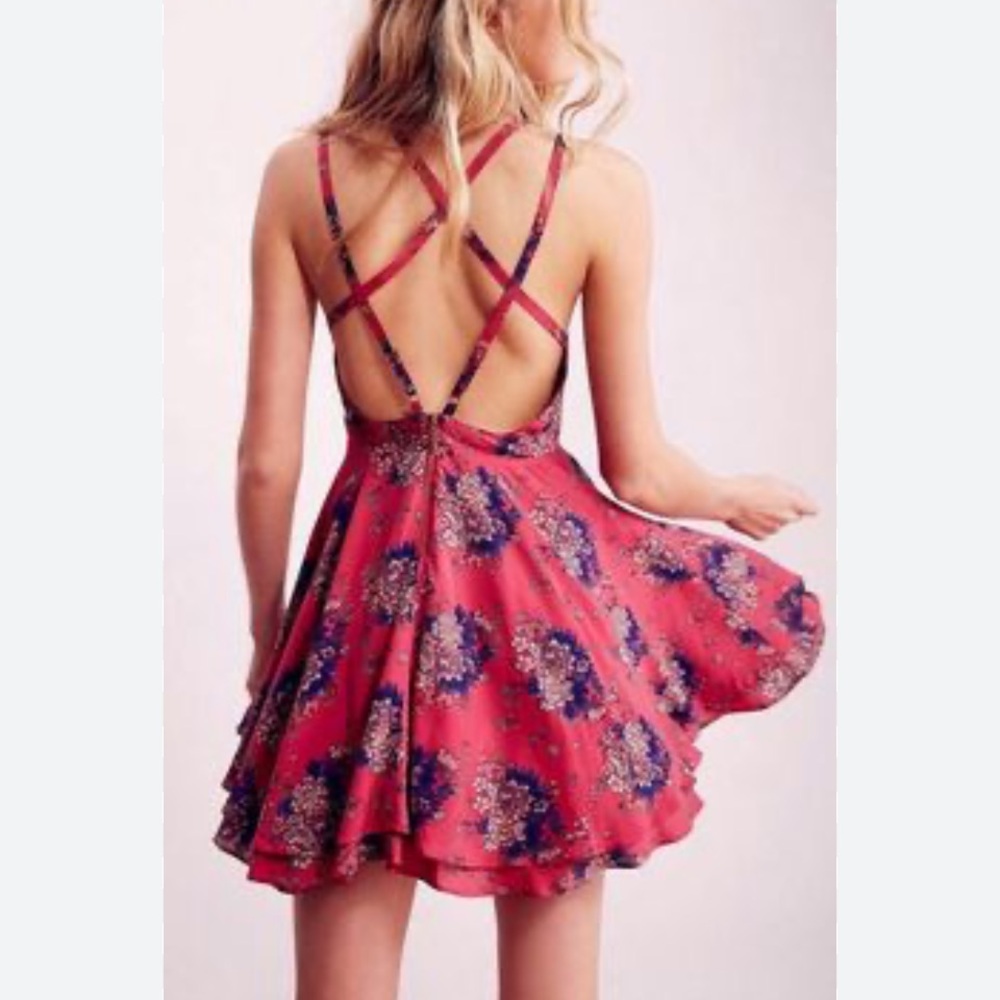 Kimchi Blue Strappy Skater Dress, 4